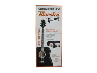 Maestro by Gibson Full Size Acoustic Guitar Black