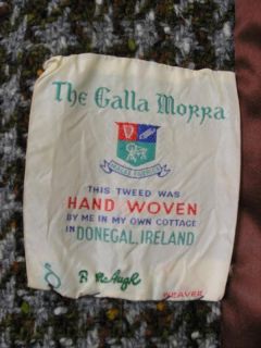 Magee Galla Morra Tweed Overcoat Donegal Gray Brown 16