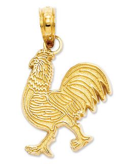 14k Gold Charm, Rooster Charm   Bracelets   Jewelry & Watches