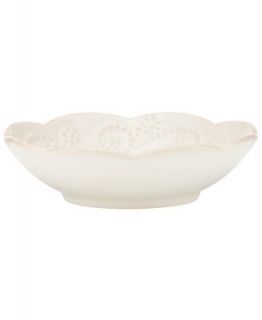 Lenox Dinnerware, French Perle White Tidbit Plate   Casual Dinnerware