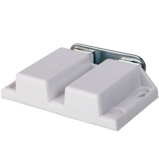 New Cabinet Hardware DIY Double Magnetic Catch Stop Stopper White