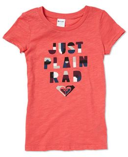 Roxy Kids T Shirt, Girls Just Plain Rad Tee   Kids Girls 7 16