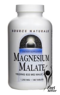 Magnesium Malate Malic Acid 1250mg X180 Fibromyalgia