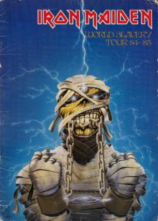Iron Maiden 1984 World Slavery Tour Concert Program Book