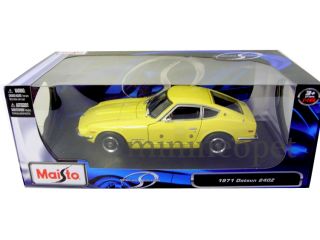 Maisto 1971 71 Nissan Datsun 240Z 1 18 Yellow