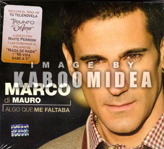 Marco Di Mauro Algo Que Me Faltaba CD Marta Perroni RBD