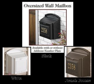 Our Oversized Wall Mailboxes are Built to Last a Lifetime & have a