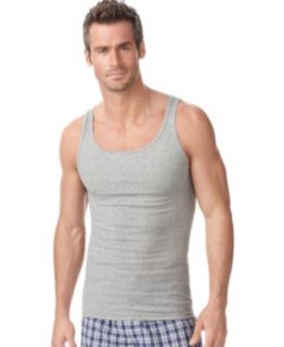 Alfani Underwear, Ribbed Tank Top 5 Pack   Mens Underwear