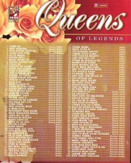 Indian Song DVD Queens of Legends Rekha Zeenat Aman Hema Malini