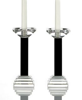 Lighting by Design Candle Holders, Set of 2 Metropolitan Black