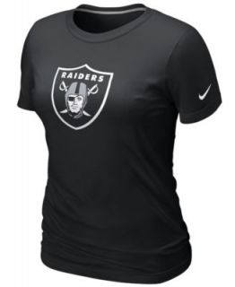 Nike Womens NFL T Shirt, Oakland Raiders Logo Tee