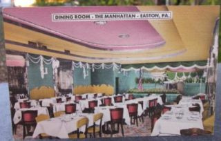 Dining Room The Manhattan Restaurant Easton PA