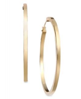 14k Gold Large Polished Hoop Earrings   Earrings   Jewelry & Watches