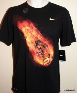Nike Manny Pacquiao Meteor Black T Shirt 467765 010 Mens Size L New w
