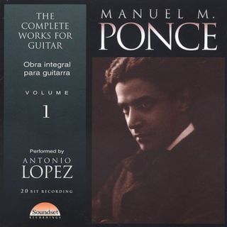 Manuel Maria Ponce Ponce Guitar Works Vol 1 New CD