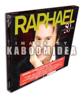 Raphael 50 Anos Despues CD DVD Exitos David Bisbal Juanes Rocio Durcal