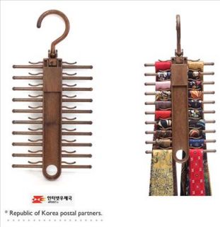Closet System Tie Belt Scarf Mufflers Hanger Holder Rack 