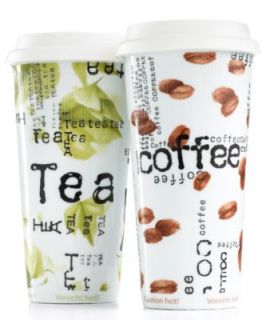 Konitz Travel Mug, Coffee and Tea Collage