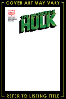 Incredible Hulk 1 Marvel Comics 2011 Blank Cover