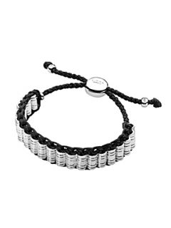 Links of London Venture Black Woven Bracelet   