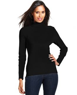 Karen Scott Petite Sweater, Long Sleeve Turtleneck