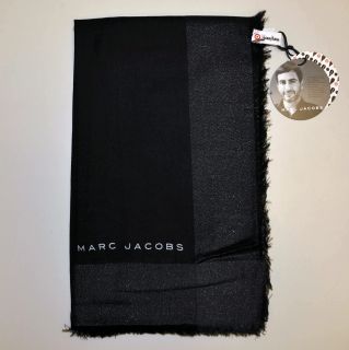 Target  MARC JACOBS Scarf Black Wool Cashmere New w/ Tags