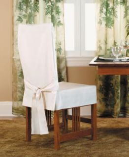 Sure Fit Slipcovers, Duck Arm Long Dining Chair Cover   Slipcovers