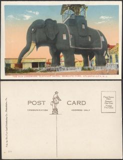 Photo Postcard Atlantic City NJ Elephant Hotel 632004