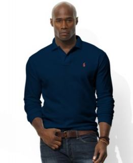 Polo Ralph Lauren Big and Tall Shirt, Solid Polo Shirt   Mens Polos
