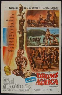 drums of africa 1963 frankie avalon mariette hartley condition
