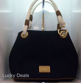 Michael Kors Marina Large Grab Handbag Bag Navy