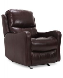 Oliver Leather Power Recliner Chair, 31W x 39D x 39.5H