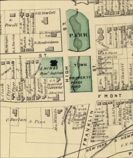 1873 Property Map Hempstead Long Island New York