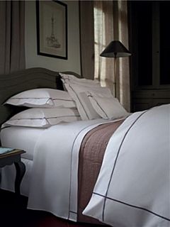 Athena bed linen range in sureau   