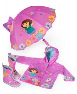 Kidorable Kids Rain Gear, Toddler and Little Girls Dora Rain Boots