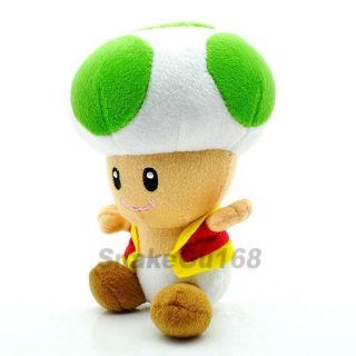 Green Toad Super Mario Brother Plush Doll Toy MX188
