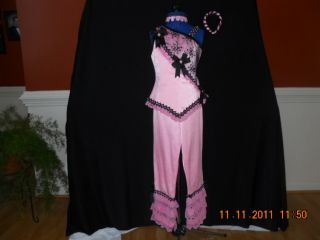 Pangeant Outfit of Choice Sports Wear Pink and Black Pant Suit