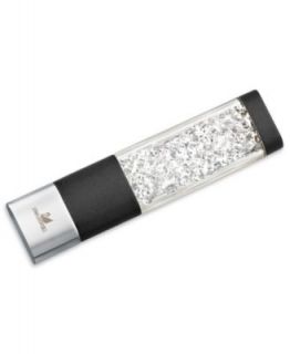 Swarovski Accessory, Silver Tone Indian Sapphire Crystalline USB Pen