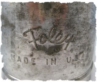 Vintage Metal Aluminum Foley Flour Sifter Neat