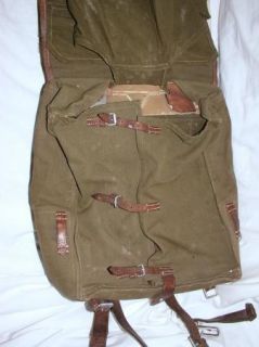 World War II Named Soldier German Horse Hair Backpack