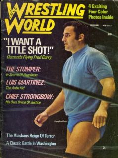 Flying Fred Curry World Wrestling Magazine Winter 1971