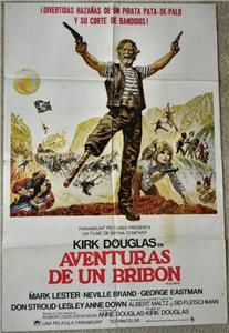 Kirk Douglas,Mark Lester SCALAWAG 1973 Org Movie Poster