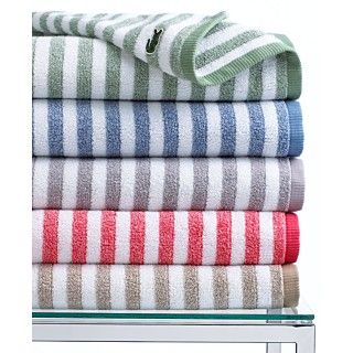 Lacoste Bath Towels, Casual Stripe Collection   Bath Towels   Bed