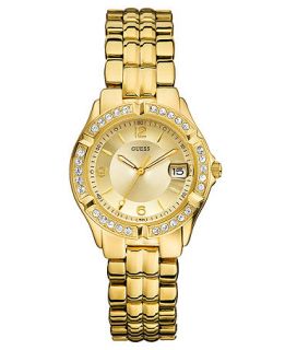 GUESS Watch, Womens Gold Tone Mixed Metal Bracelet 36mm U85110L1