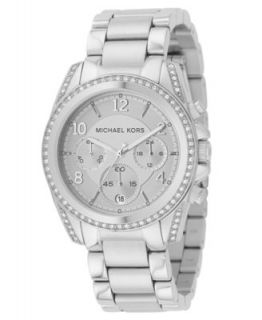 Michael Kors Watch, Womens Chronograph Ritz Stainless Steel Bracelet