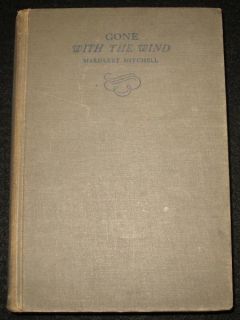 Wind Book 1st Edition 2nd Printing June 1936 Margaret Mitchell