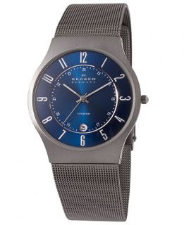 Skagen Denmark Watch, Mens Titanium Bracelet 233XLTTN   All Watches