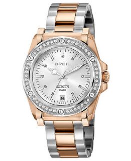 Breil Watch, Womens Manta Two Tone Stainless Steel Bracelet 38mm