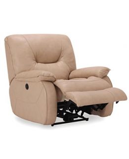 with Vinyl Sides & Back Power Recliner Chair, 41W x 41D x 40H