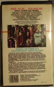 Marlo Thomas and Friends Free to Be You and Me VHS